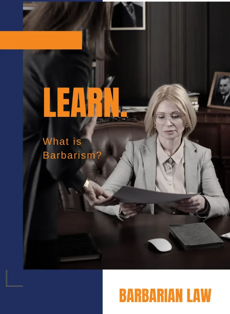 barbarism